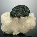 Malachite on Calcite - image 1