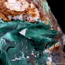 Malachite on Calcite - image 4