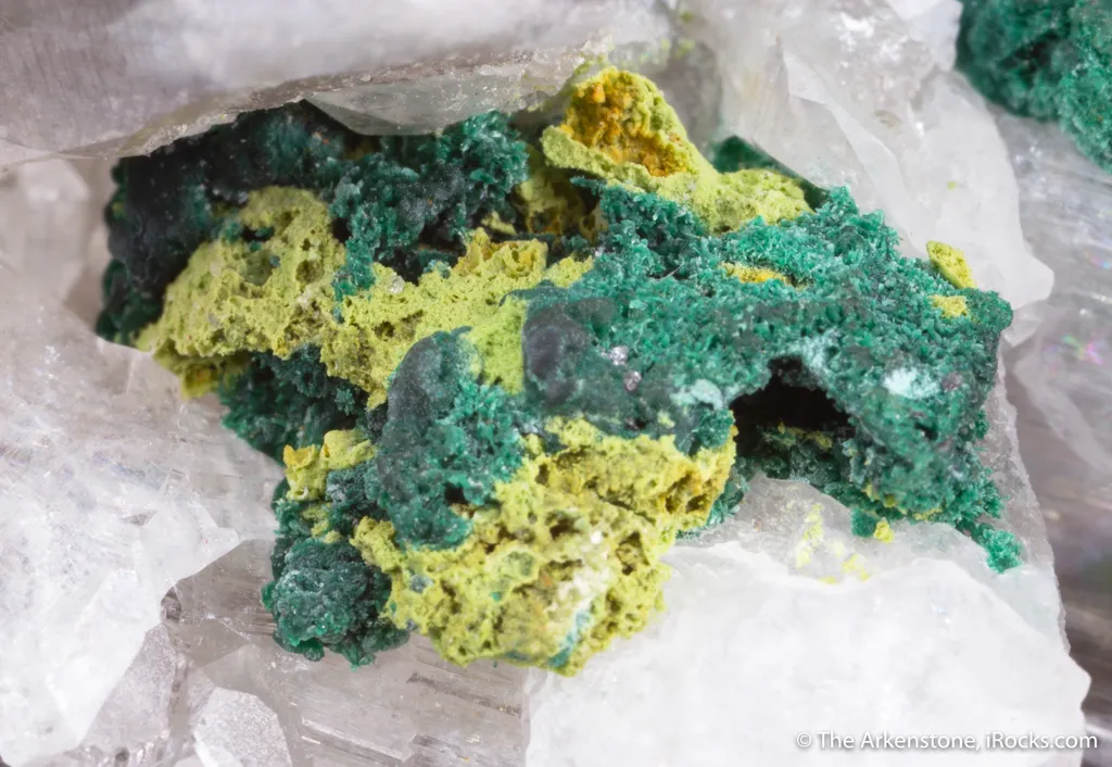 Malachite on Cerussite - image 5