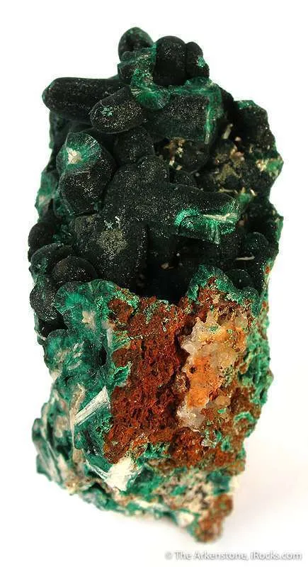 Malachite on Cerussite image