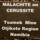 Malachite on Cerussite - image 6
