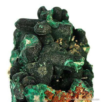 Malachite on Cerussite - image 3