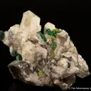 Malachite on Cerussite - image 3