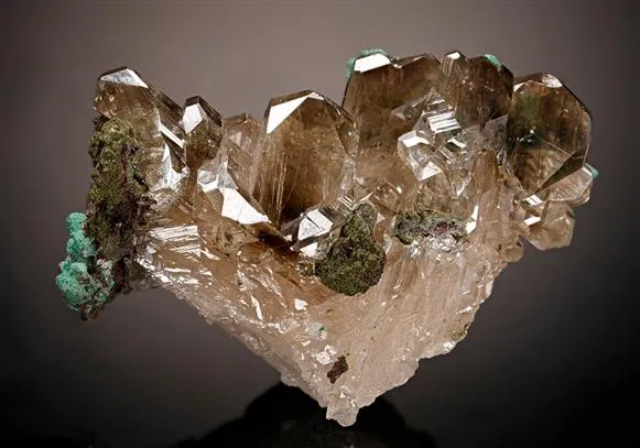 Malachite on Cerussite image
