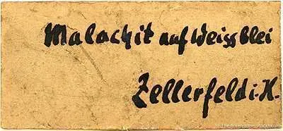 Malachite on Cerussite - image 4