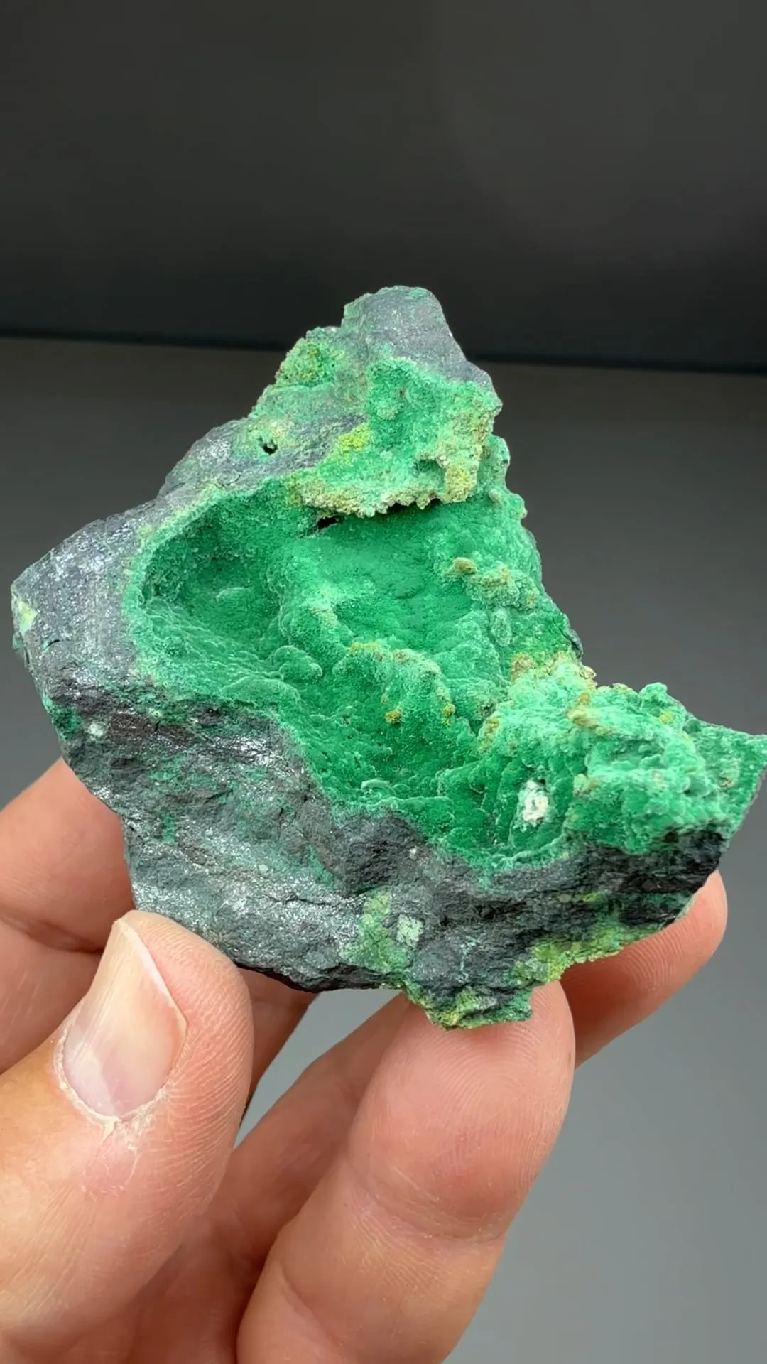 Malachite on Chalcocite - image 2