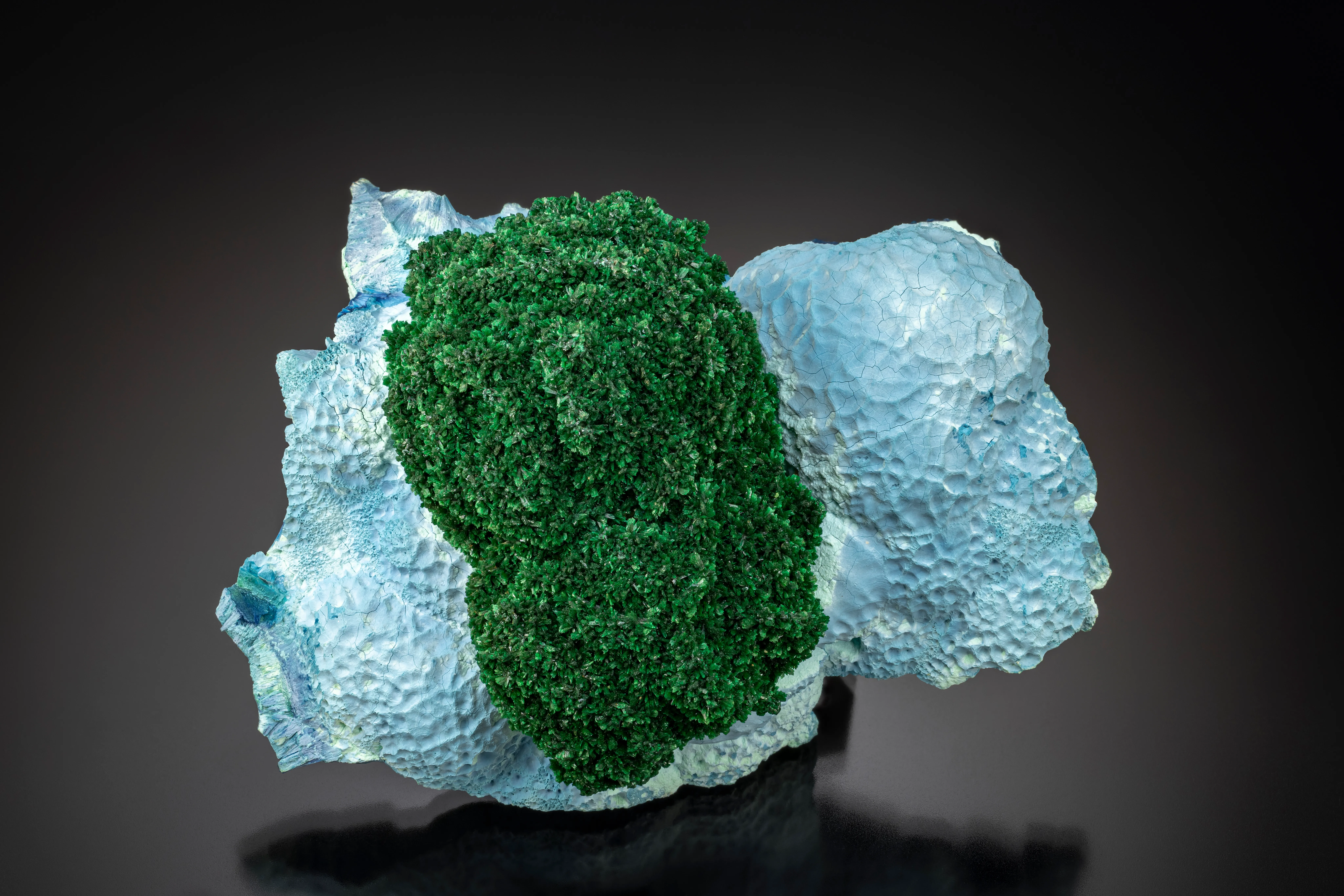 Malachite on Chrysocolla - image 1