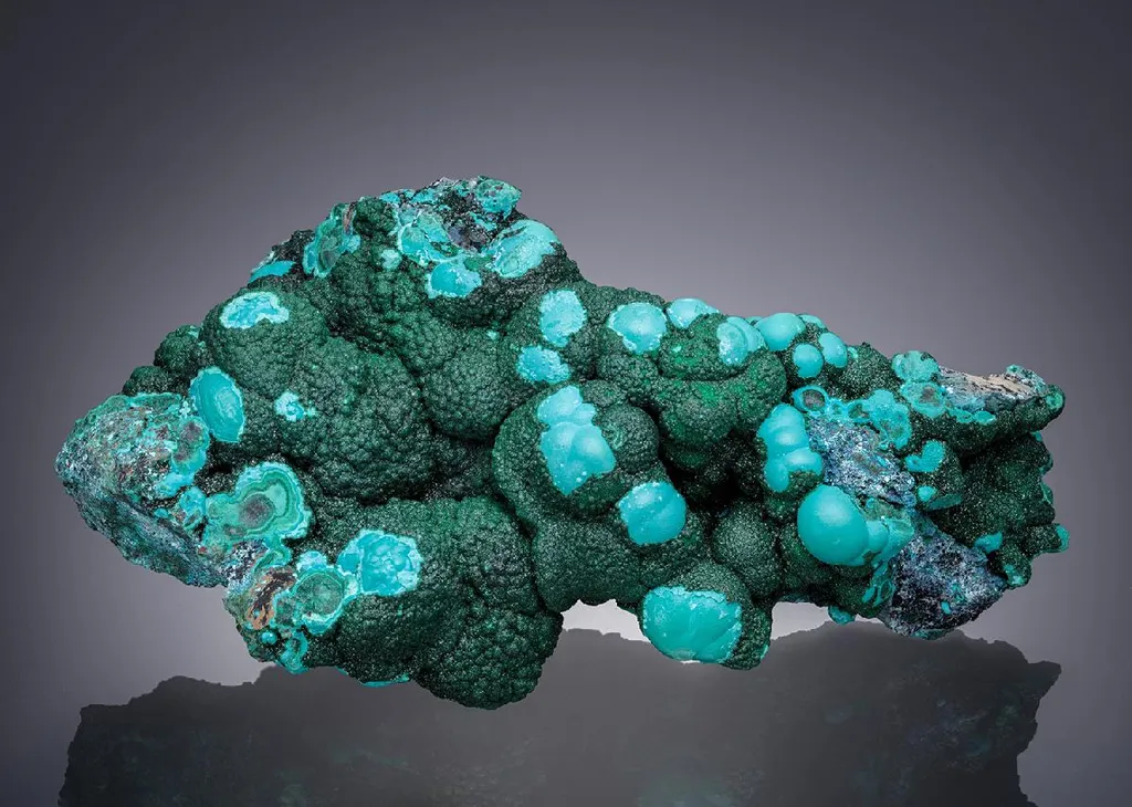Malachite on Chrysocolla image