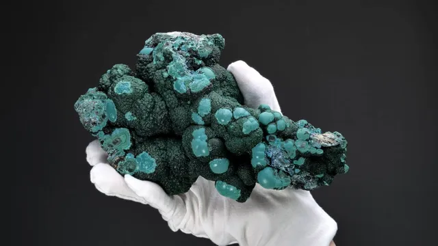 Malachite on Chrysocolla
