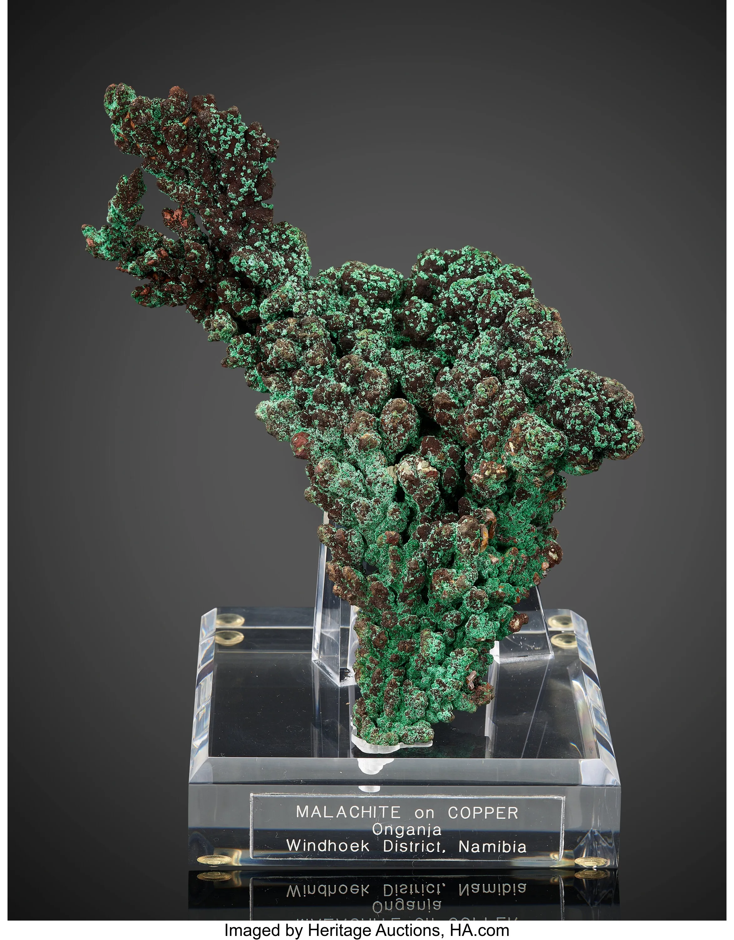 Malachite on Copper - image 1