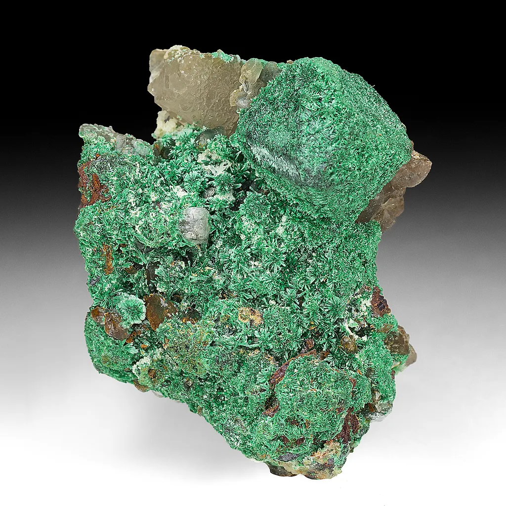 Malachite on Cuprite image
