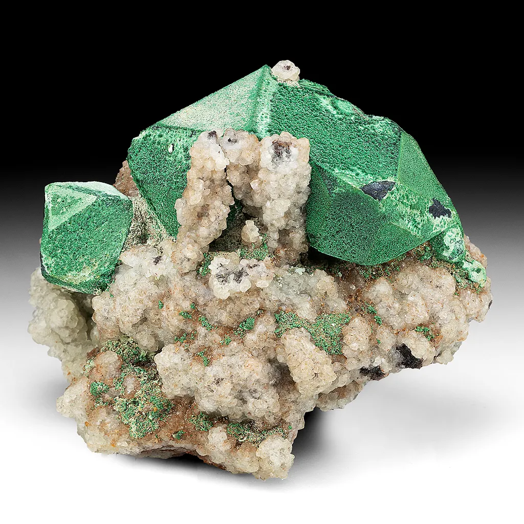 Malachite on Cuprite image