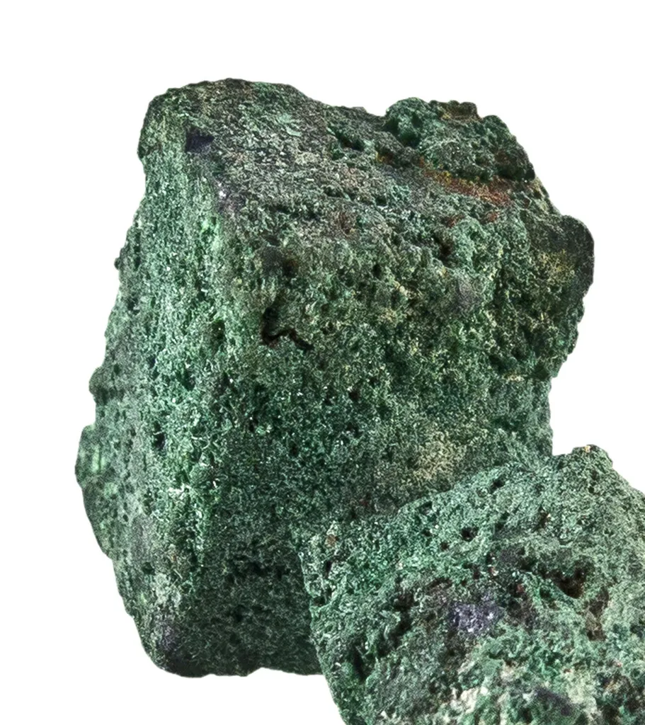 Malachite on Cuprite (Rare Cubic Habit) - image 5