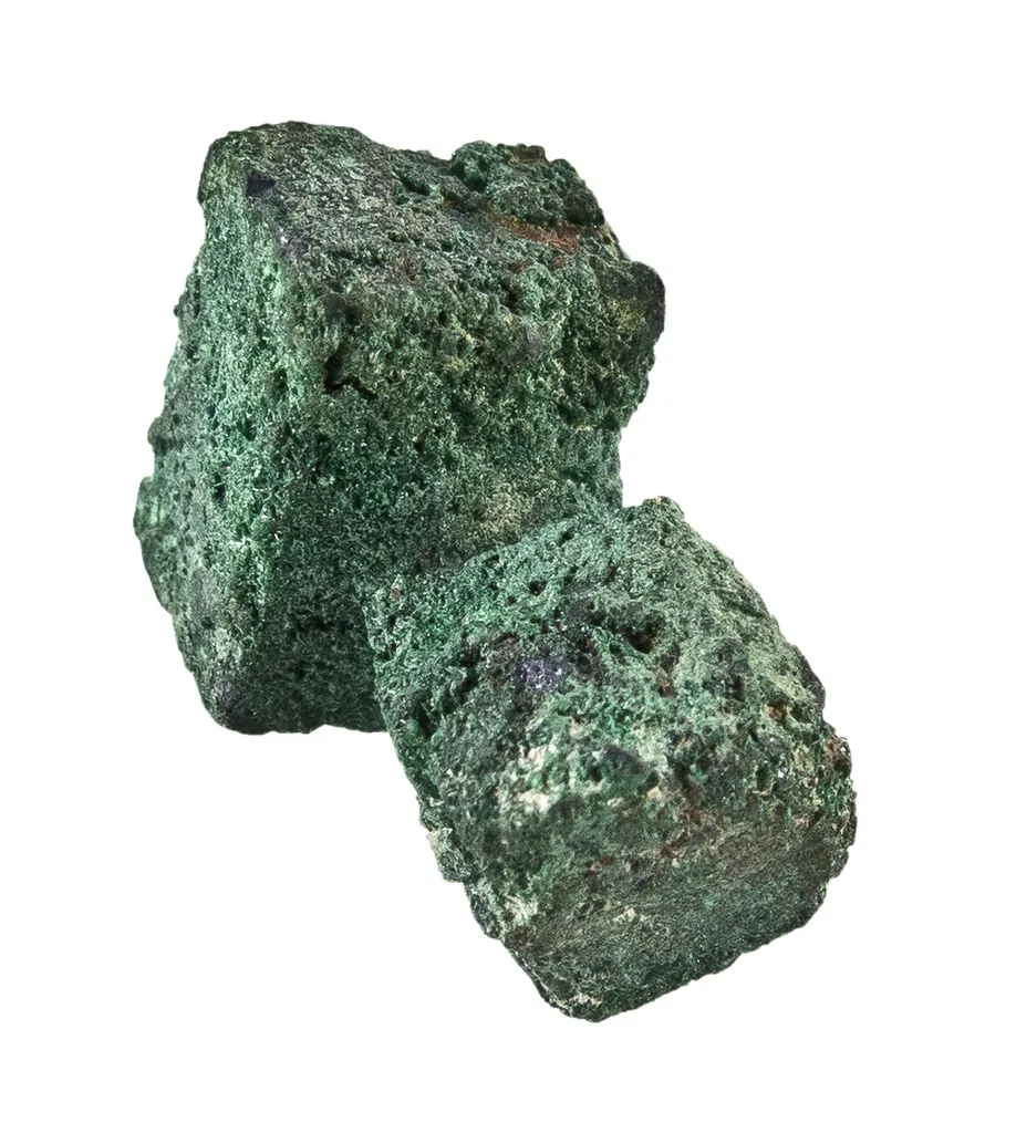 Malachite on Cuprite (Rare Cubic Habit) - image 4