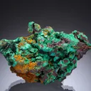 Malachite on Cuprite with NATIVE Copper - image 1
