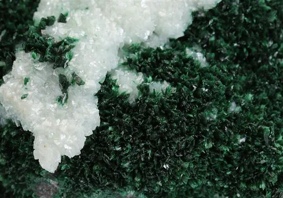 Malachite on Cuprite with Quartz - image 1