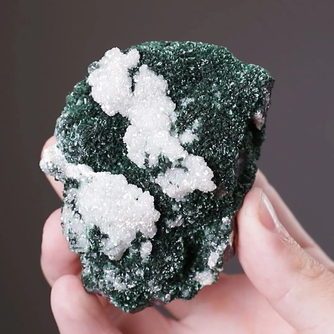Malachite on Cuprite with Quartz - image 2