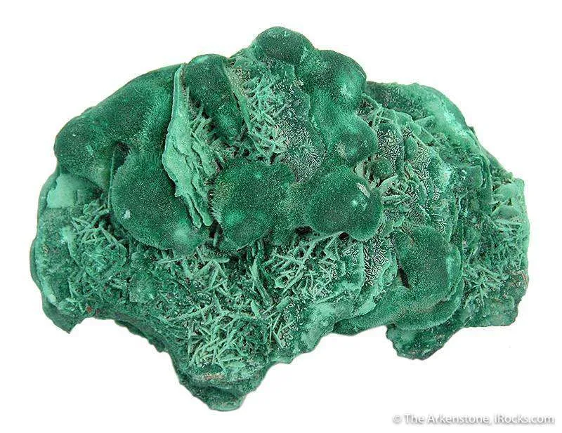 Malachite on Malachite Pseudo. After Baryte - image 1