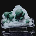 Malachite on Quartz - image 2