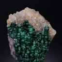 Malachite on Quartz - image 1
