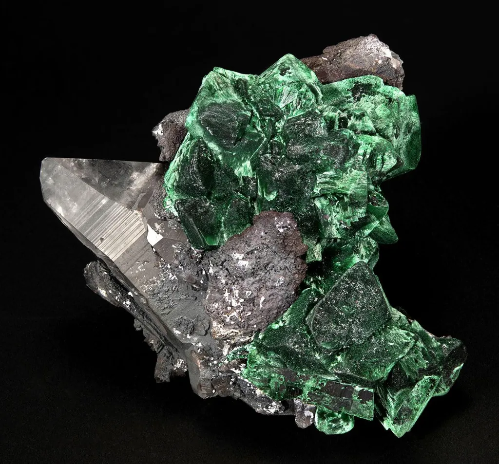 Malachite on Quartz image