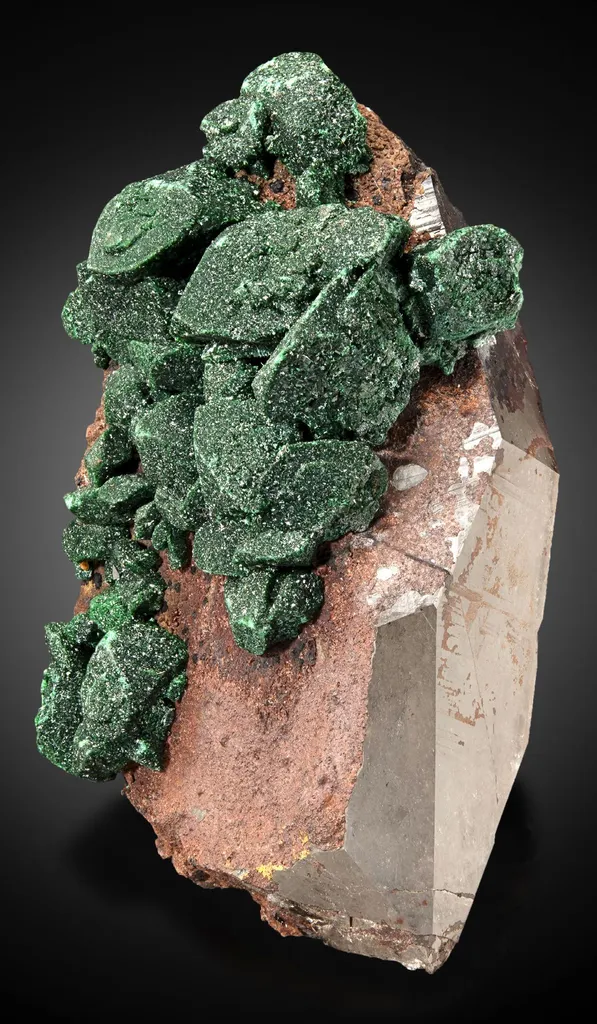 Malachite on Quartz image