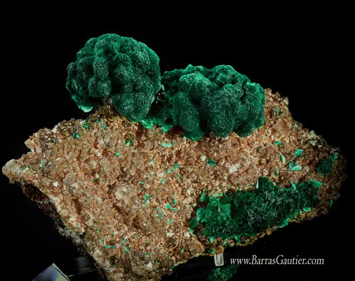 Malachite on Quartz image