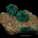 Malachite on Quartz - image 2