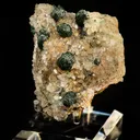 Malachite on Quartz - image 2