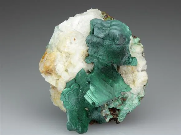 Malachite on Quartz - image 1