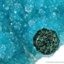 Malachite on Quartz Included By Chrysocolla - image 5