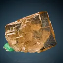 Malachite on Wulfenite - image 1