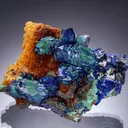 Malachite partial ps. after Azurite - image 1