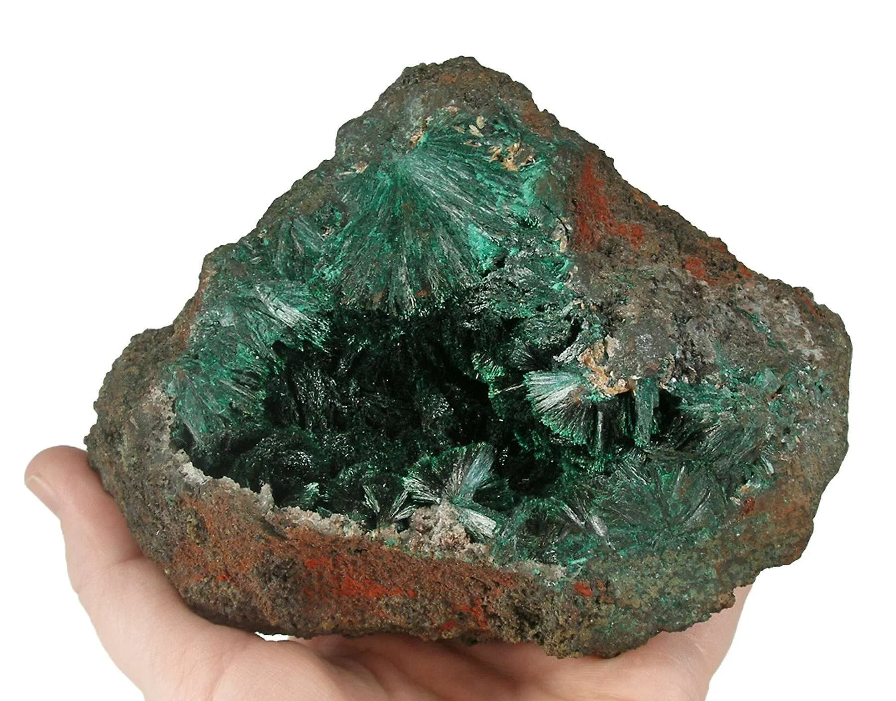 Malachite (Primary Crystals in Two Pockets, Ex Ae Foote) - image 1