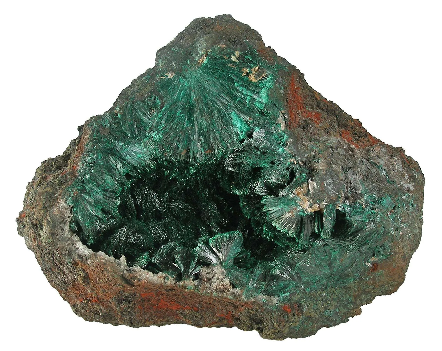 Malachite (Primary Crystals in Two Pockets, Ex Ae Foote) - image 4
