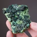Malachite ps. after Azurite and Bayldonite ps. after Mimetite - image 2