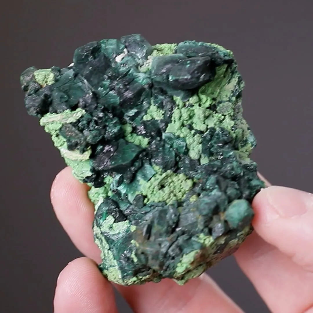 Malachite ps. after Azurite and Bayldonite ps. after Mimetite - image 2