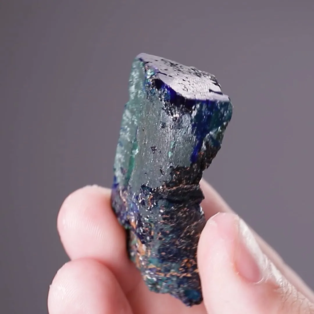 Malachite ps. after Azurite on Azurite - image 2