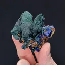 Malachite ps. after Azurite with Azurite - image 2
