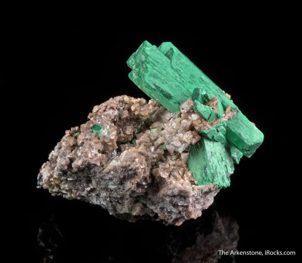 Malachite ps. after Barite - image 3