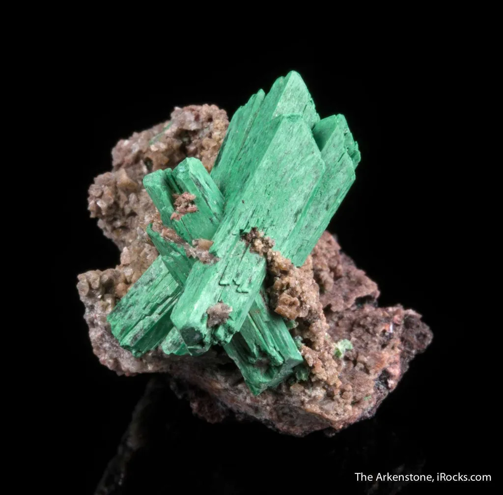Malachite ps. after Barite image