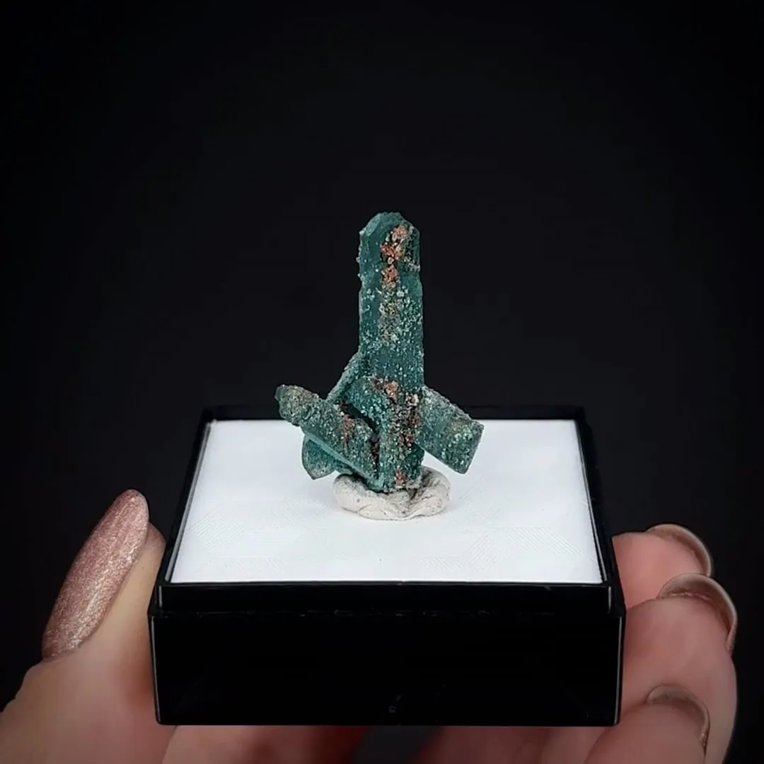 Malachite ps. Azurite altering to Rosasite(?) - image 2