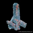 Malachite ps. Azurite altering to Rosasite(?) - image 1