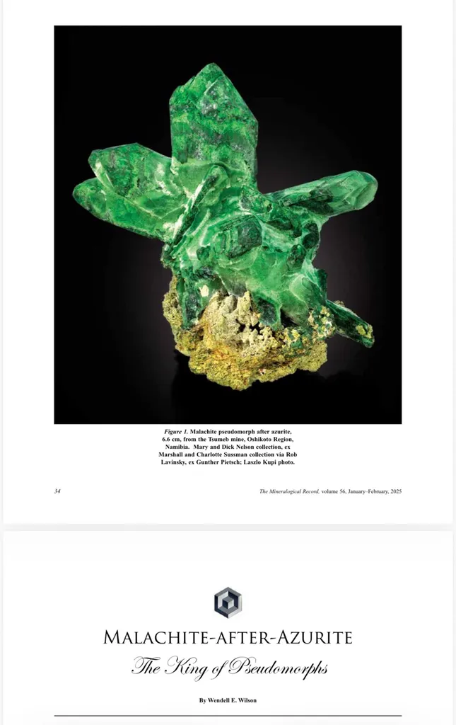Malachite ps. Azurite (early 1900s) - image 5