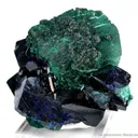 Malachite Ps. Azurite on Azurite - image 1