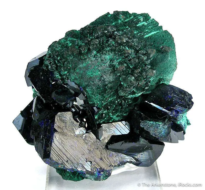Malachite Ps. Azurite on Azurite - image 2