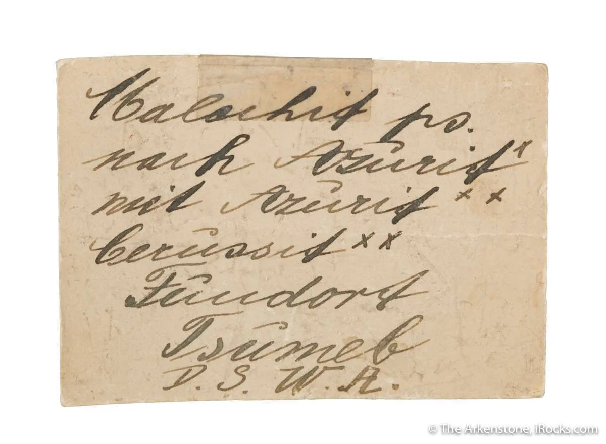 Malachite ps. Azurite, on Bayldonite ps. Mimetite - image 6