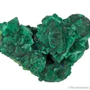 Malachite ps. Azurite, on Bayldonite ps. Mimetite - image 3