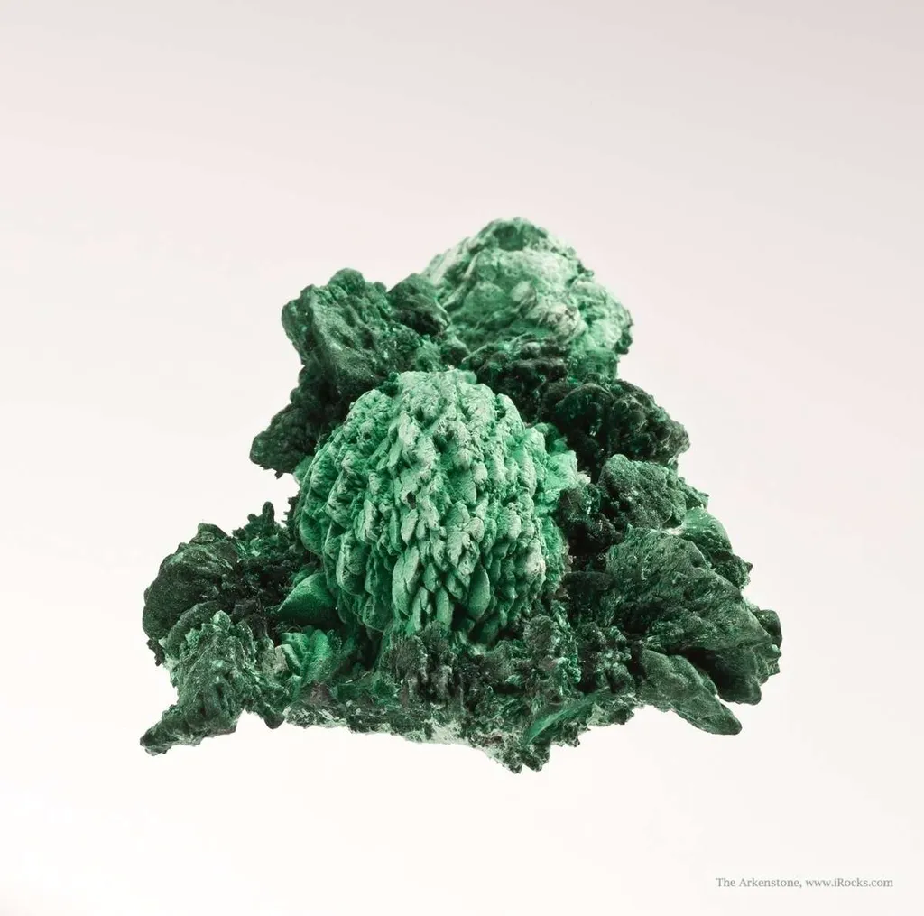 Malachite Ps. Azurite on Malachite - image 3