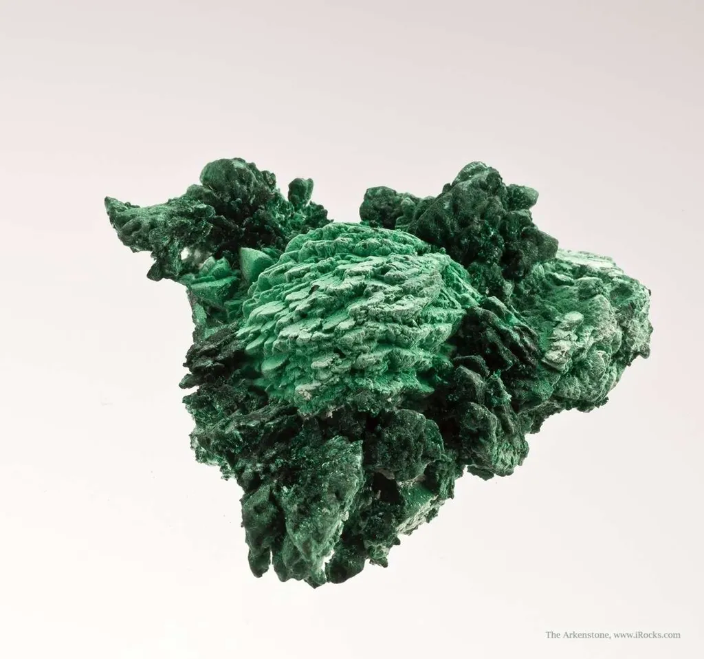 Malachite Ps. Azurite on Malachite - image 4